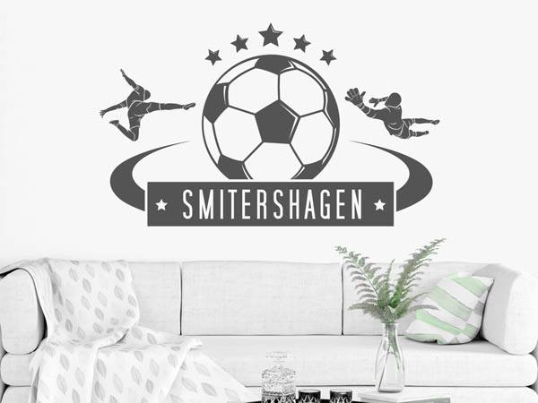Wandtattoo Smitershagen Fußball
