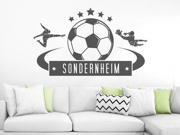 Wandtattoo Sondernheim Fußball