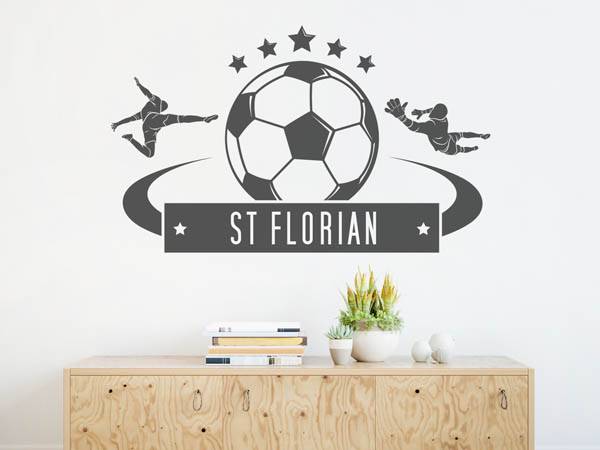 Wandtattoo St Florian Fußball