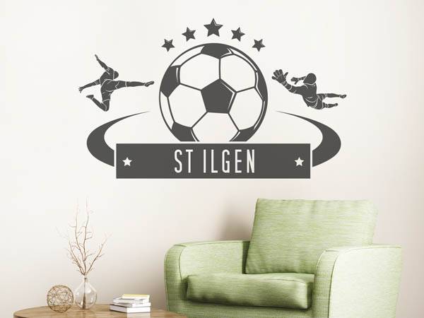 Wandtattoo St Ilgen Fußball