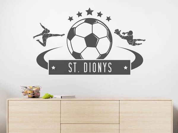 Wandtattoo St. Dionys Fußball
