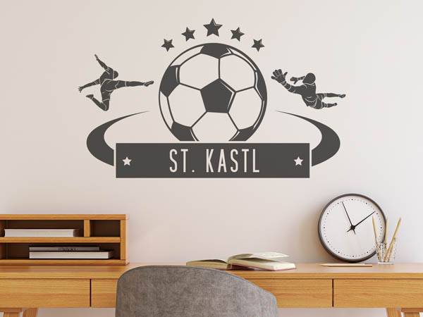 Wandtattoo St. Kastl Fußball
