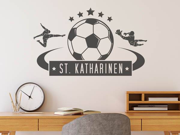 Wandtattoo St. Katharinen Fußball