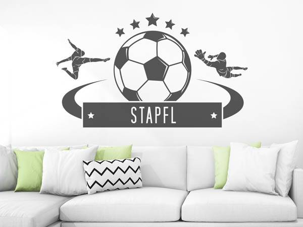 Wandtattoo Stapfl Fußball
