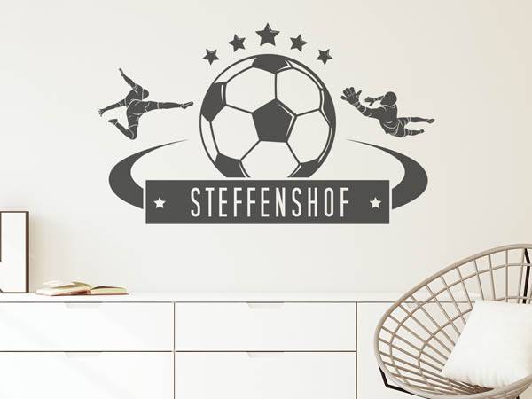 Wandtattoo Steffenshof Fußball