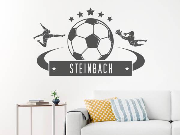 Wandtattoo Steinbach Fußball