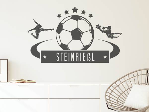 Wandtattoo Steinrießl Fußball