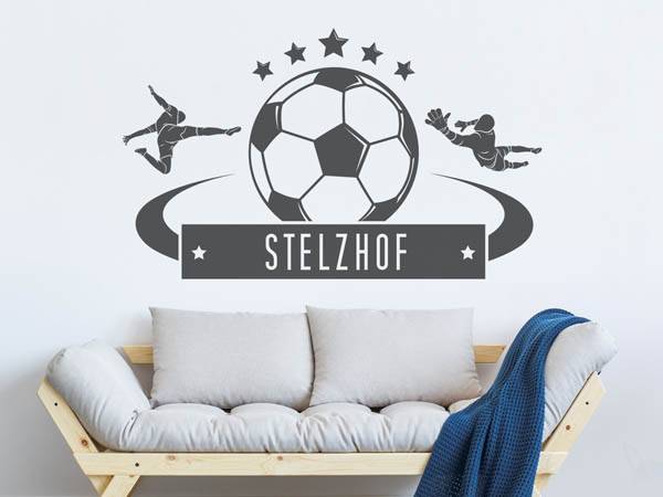 Wandtattoo Stelzhof Fußball