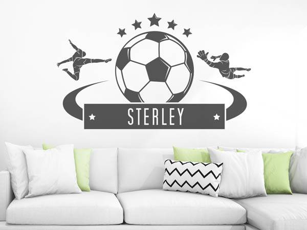 Wandtattoo Sterley Fußball