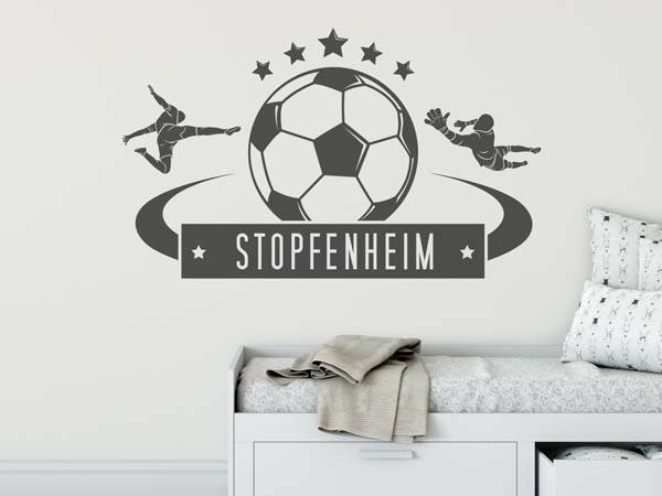 Wandtattoo Stopfenheim Fußball