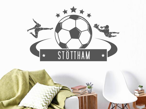 Wandtattoo Stöttham Fußball