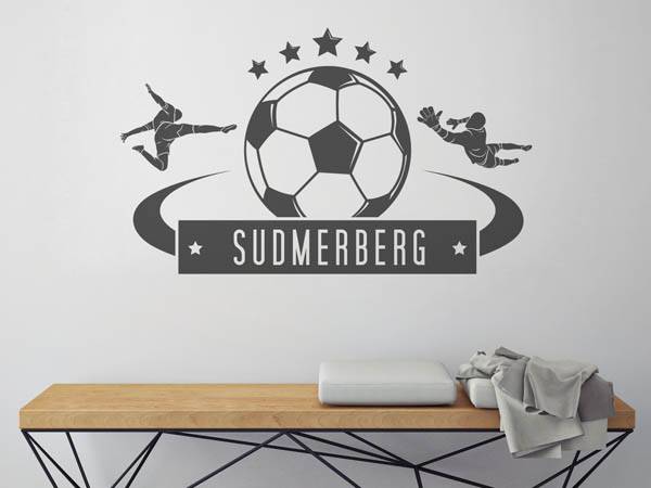 Wandtattoo Sudmerberg Fußball