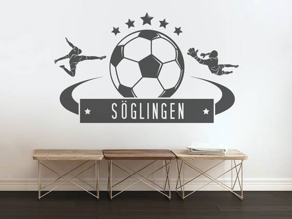 Wandtattoo Söglingen Fußball