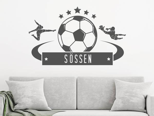 Wandtattoo Sössen Fußball