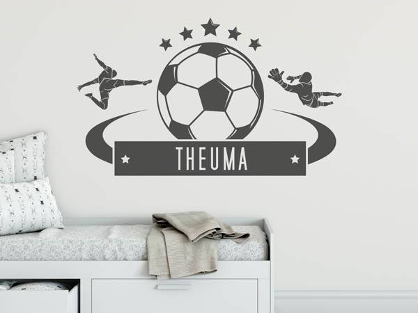 Wandtattoo Theuma Fußball
