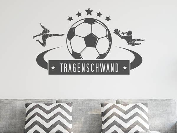 Wandtattoo Tragenschwand Fußball
