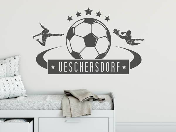 Wandtattoo Ueschersdorf Fußball