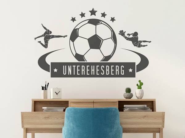 Wandtattoo Unterehesberg Fußball