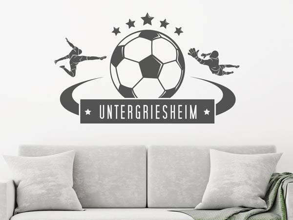 Wandtattoo Untergriesheim Fußball