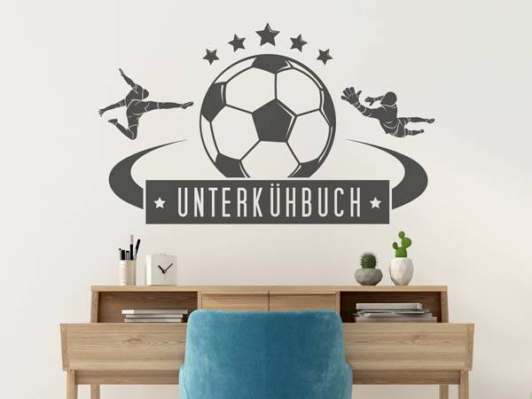 Wandtattoo Unterkühbuch Fußball