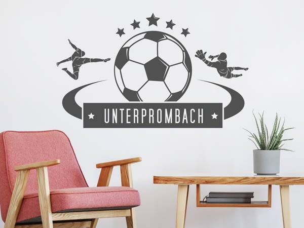 Wandtattoo Unterprombach Fußball