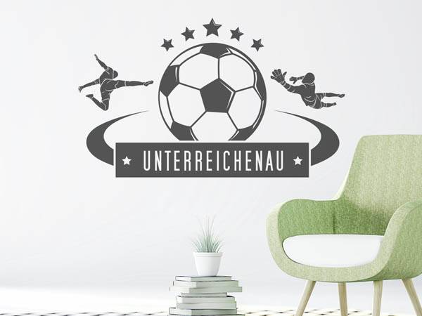 Wandtattoo Unterreichenau Fußball