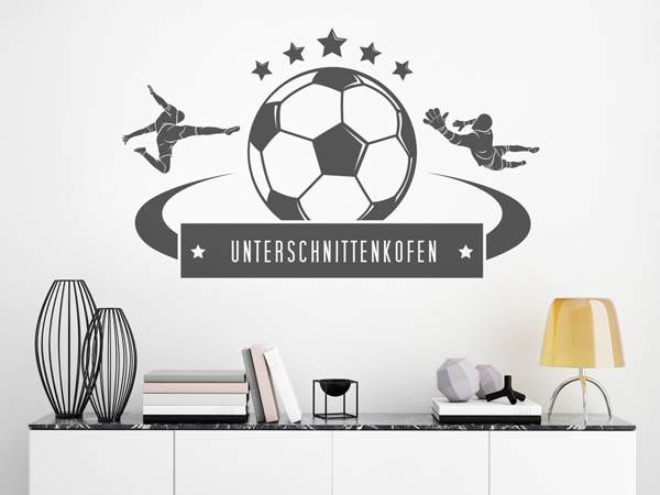 Wandtattoo Unterschnittenkofen Fußball