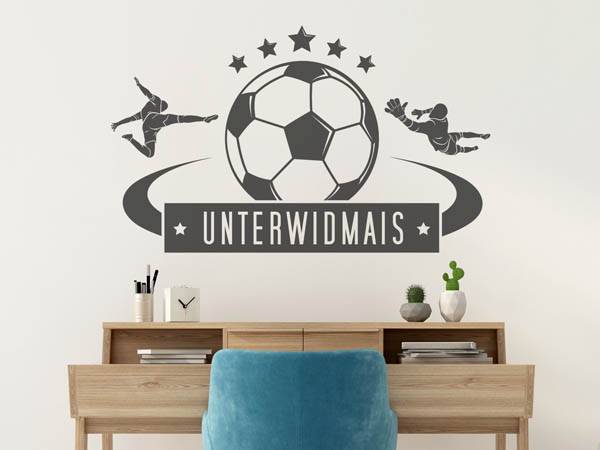 Wandtattoo Unterwidmais Fußball