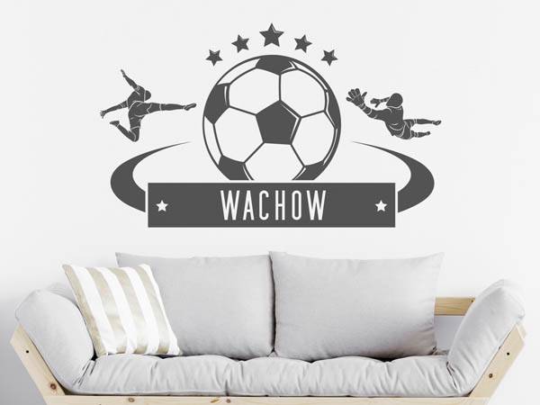 Wandtattoo Wachow Fußball