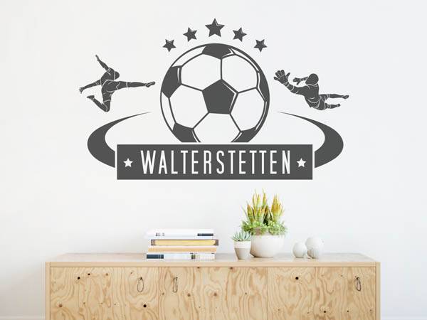 Wandtattoo Walterstetten Fußball