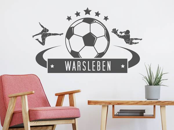 Wandtattoo Warsleben Fußball
