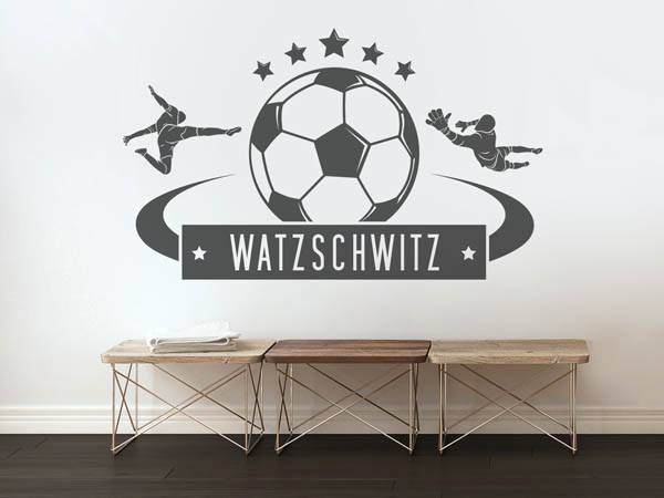 Wandtattoo Watzschwitz Fußball