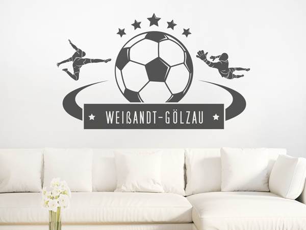 Wandtattoo Weißandt-Gölzau Fußball