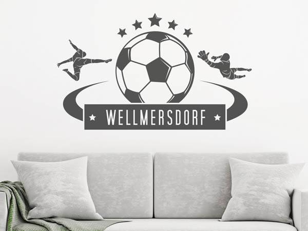 Wandtattoo Wellmersdorf Fußball