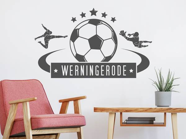 Wandtattoo Werningerode Fußball