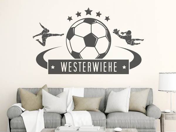 Wandtattoo Westerwiehe Fußball