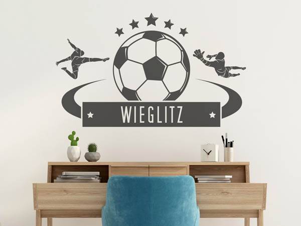 Wandtattoo Wieglitz Fußball