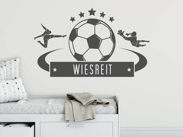 Wandtattoo Wiesreit Fußball