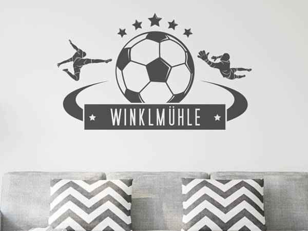 Wandtattoo Winklmühle Fußball