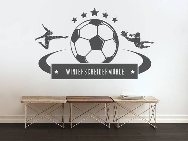 Wandtattoo Winterscheidermühle Fußball