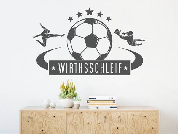Wandtattoo Wirthsschleif Fußball