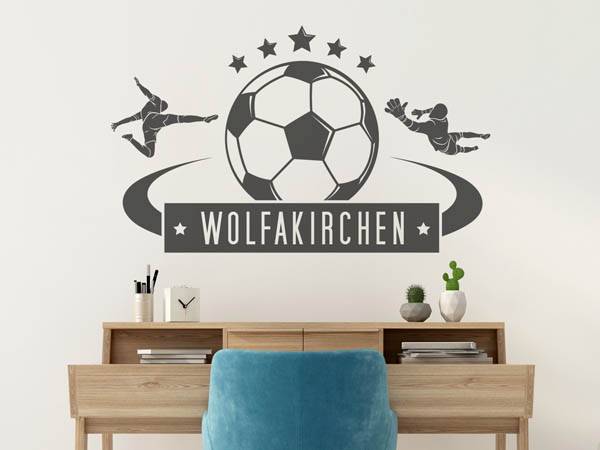 Wandtattoo Wolfakirchen Fußball