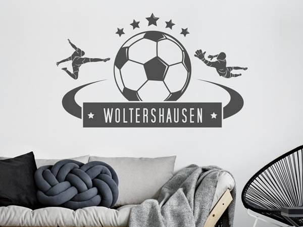 Wandtattoo Woltershausen Fußball
