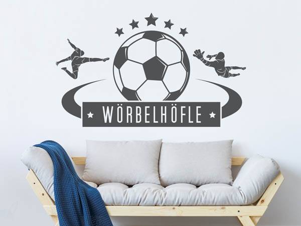 Wandtattoo Wörbelhöfle Fußball
