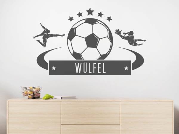 Wandtattoo Wülfel Fußball