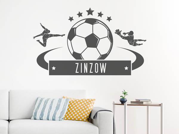 Wandtattoo Zinzow Fußball