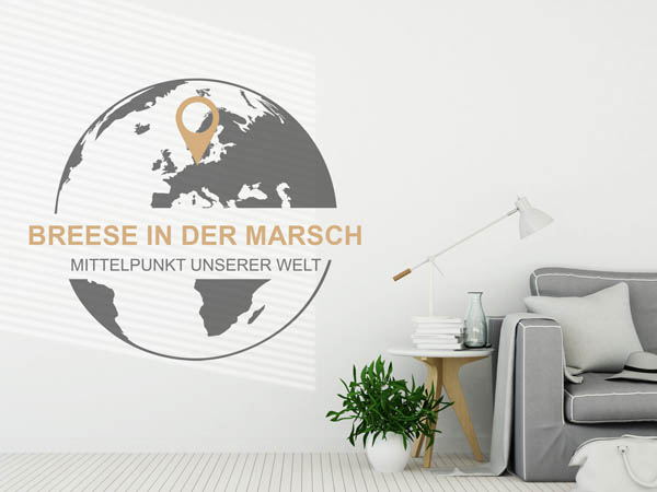Wandtattoo Breese In Der Marsch Wandgestaltung Fur Breeser