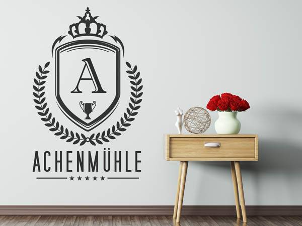 Wandtattoo Achenmühle Wappen