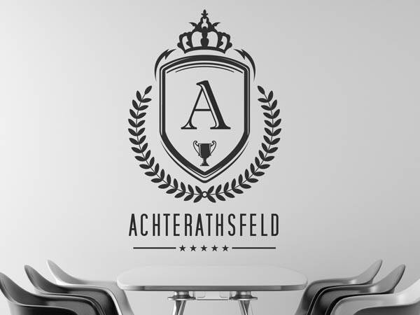 Wandtattoo Achterathsfeld Wappen