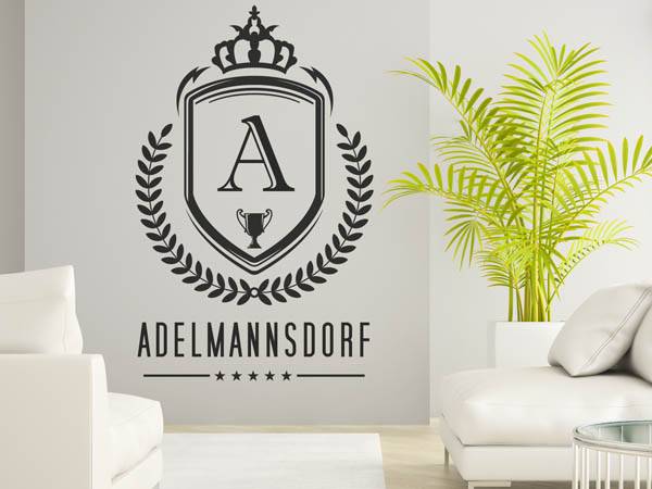 Wandtattoo Adelmannsdorf Wappen